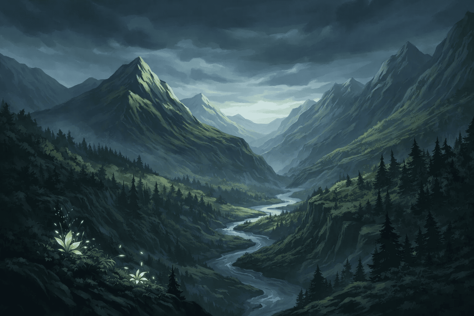 Hero Landscape Background